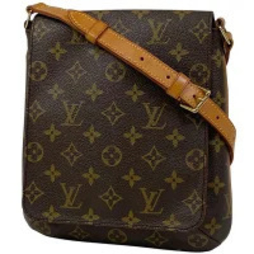 Louis Vuitton Musette Salsa Short Shoulder Bag Monogram Brown